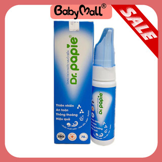 Dung dịch xịt mũi muối biển Dr.Papie 70ml