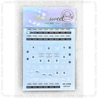 Stickers thương hiệu dán móng, stickers nail trang trí móng