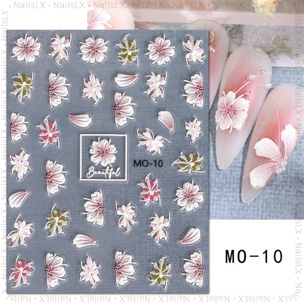 Sticker 5D dán móng MO - MO-10 (Miếng)