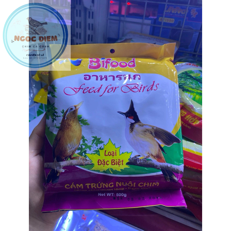 Cám Trứng Bifood Tím (Loại Đặc Biệt) 500g - Cám Trứng cho chim