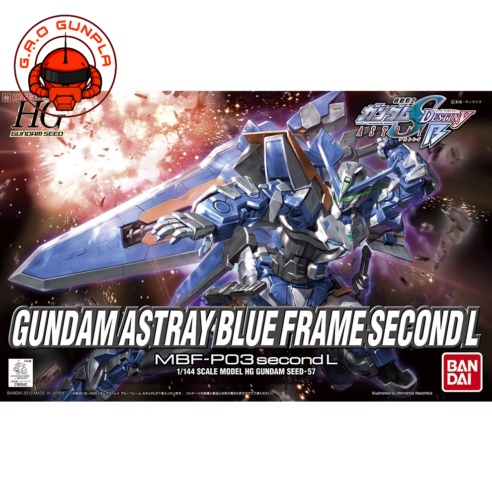 Mô hình lắp ráp Gundam Bandai HG 1/144 Gundam Astray Blue Frame Second L