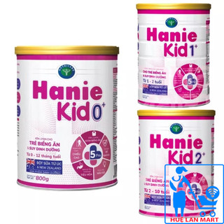 Sữa bột nutricare hanie kid số 0+,1+,2+ hộp 800/850g