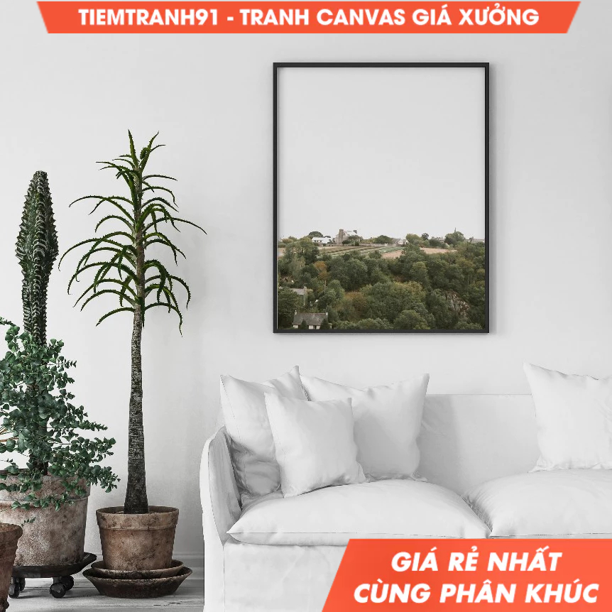 Tranh treo tường, Green Fields Poster, France Landscape, Wall Art, Nature Photography, Green Gallery