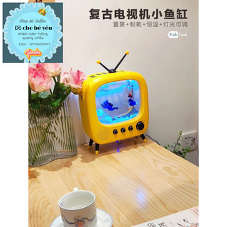 Bể cá mini hàng oder tặng kèm đồ trang trí