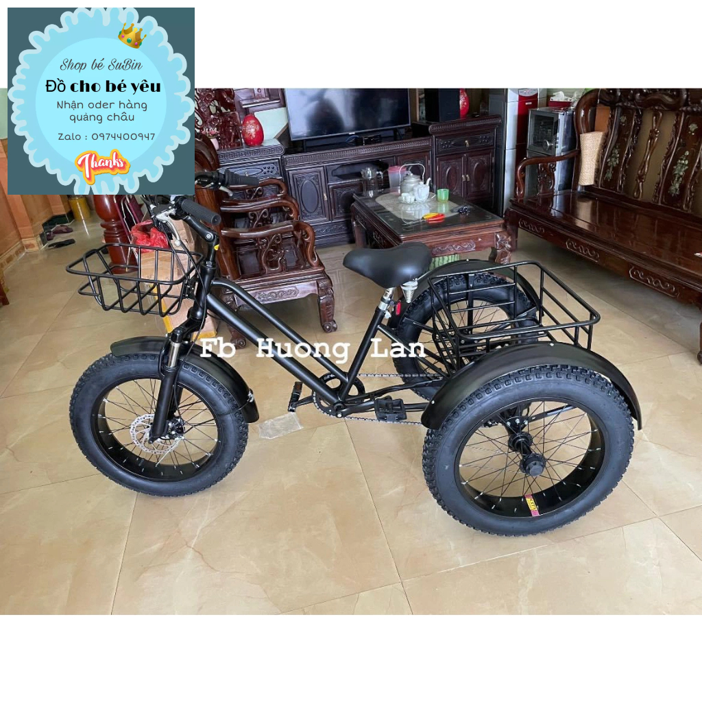 Xe đạp bánh béo 3 bánh oder