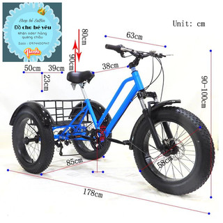 Xe đạp bánh béo 3 bánh oder