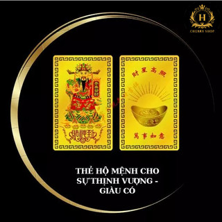 Thẻ H.ộ mệ.nh cho Sự thịnh vượng G.iàu có - Tài lộc thịnh vượng - Vận m.ay Kinh doanh