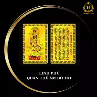 Linh phù quan thế âm bồ tát - bình an, may mắn, tài lộc