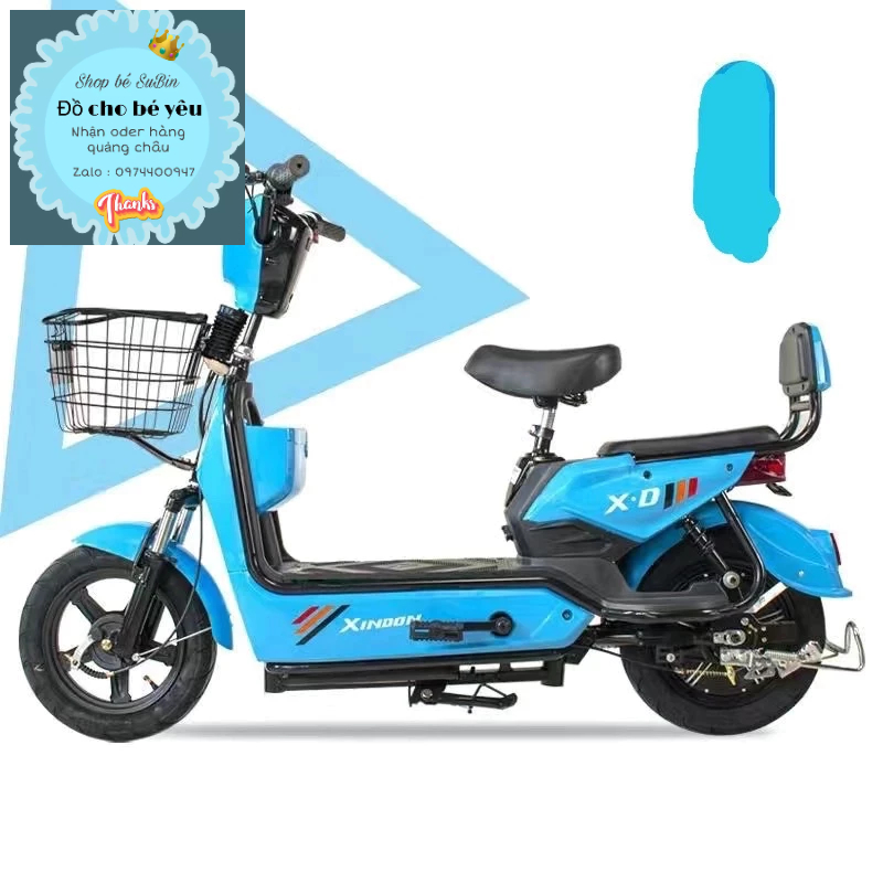 Xe điện sẵn đen ( Đã kèm bình ăc quy). | BigBuy360 - bigbuy360.vn