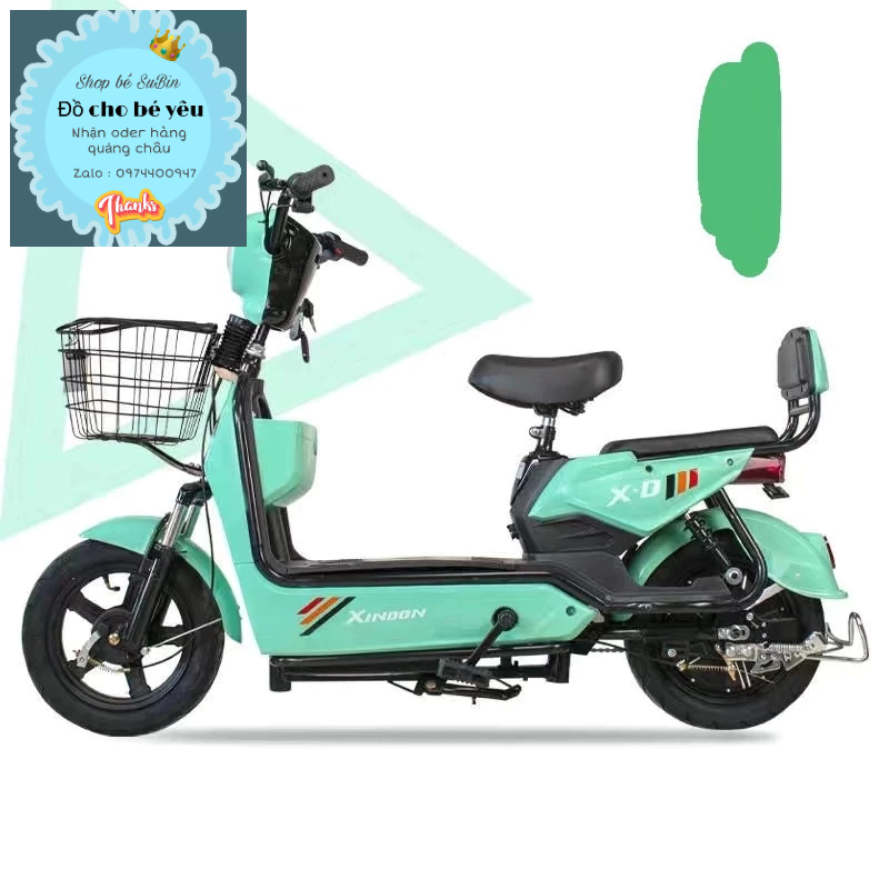 Xe điện sẵn đen ( Đã kèm bình ăc quy). | BigBuy360 - bigbuy360.vn