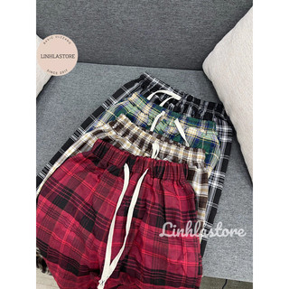 Quần kẻ suông ulzzang màu mới 2024 nhà Linhla ( ảnh video shop chụp)