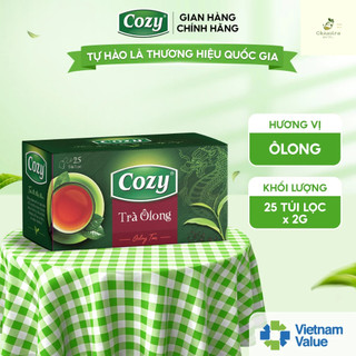 Trà Ô Long Túi Lọc Cozy (25 túi lọc x 2gr)