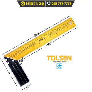 Thước đo góc 300mm tolsen 35081