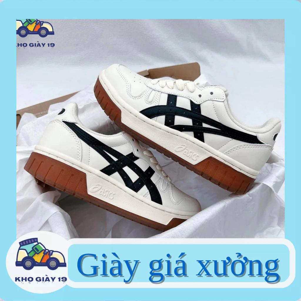 Giày Asics Court Mz đế nâu _Giày thể thao As court mz cream black gum cổ điển 2024