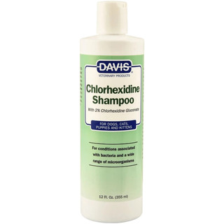 Sữa tắm giảm viêm da cho chó mèo davis chlorhexidine shampoo 2%, 355ml, hỗ trợ các vấn đề về da do vi khuẩn, khử mùi hôi