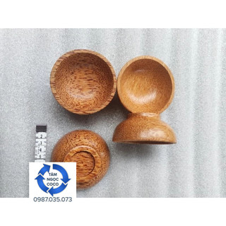 Chén tròn bằng gỗ dừa