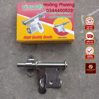 chốt cửa ngang inox dày 304