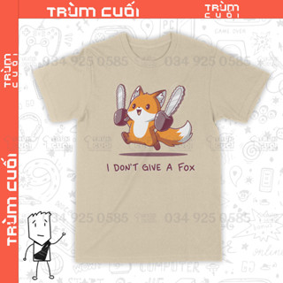 Áo thun Cáo Mặc Kệ, Trùm Cuối Casual Meme, Unisex Cotton 100% 2 màu nam nữ 0304