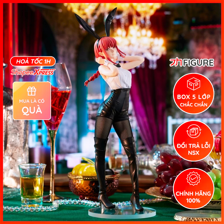 Mô Hình Makima, Bunny Ver., Chainsaw Man, BiCute Bunnies - (FuRyu) Figure Chính Hãng Nhật Bản