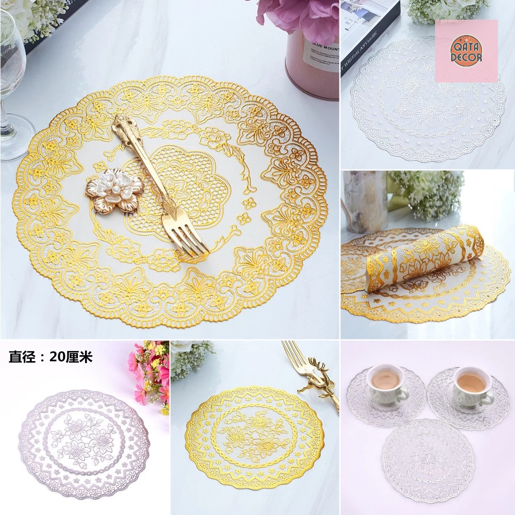 [Đủ Cỡ] Khăn Trải Bàn Tròn Nhựa PVC trải bàn uống nước, bàn ăn, lót lọ hoa, trang trí decor