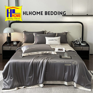 Bộ chăn ga lụa chăn hè hoa Hồng hàng thoáng mát, mềm mịn, thấm mồ hôi tốt
