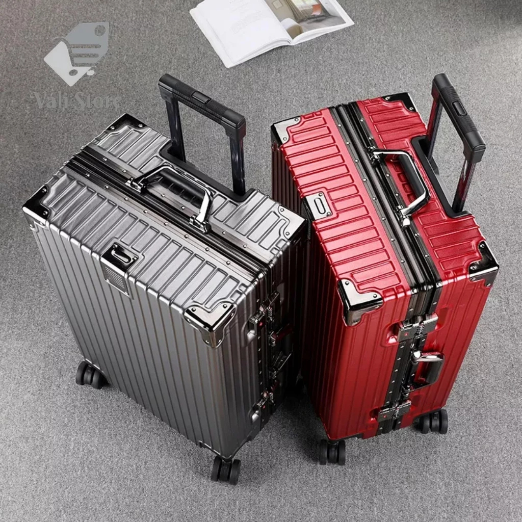 Vali du lịch khung nhôm khóa số cực kỳ chắc chắn 70kg ngồi lên thoải mái | BigBuy360 - bigbuy360.vn