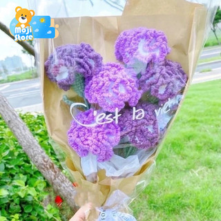  Hoa Cẩm Chướng Handmade màu siêu xinh, bó hoa tốt nghiệp cute handmade làm từ len mix, tặng người yêu