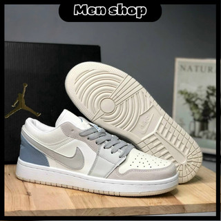 Giày thể thao jd1 low xám paris_giày sneaker jd1 cổ thấp nam nữ hot 2024