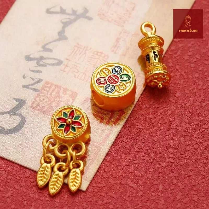 Vòng tay Tây Tạng - Đi kèm hộp thư pháp - Vòng tay bình an, may mắn - Vòng tay Phật giáo.