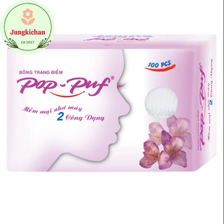 Bông trang điểm POP PUF 100 miếng