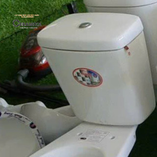 Két nước bồn cầu nhấn đủ phụ kiện, thùng nước bồn cầu nhấn Kích thước giữa hai ốc bắt đáy két 14cm