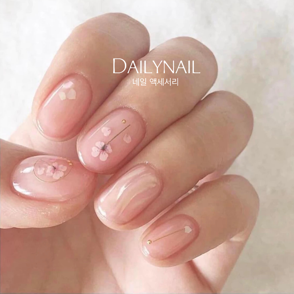 Hoa khô ẩn móng Hàn Quốc Daily Nail