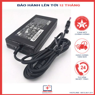 Sạc laptop acer 19v 7.1a 135w chân tím dùng cho acer aspire nitro v15, acer vx vx5 vx15, acer nitro 5 an515 new 100%