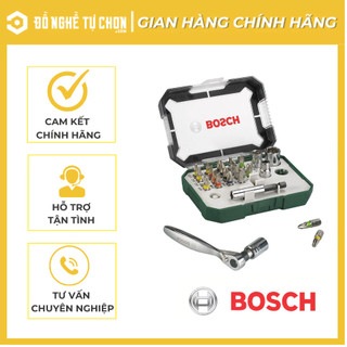 Dụng cụ vặn vít 26 món bosch 2607017322
