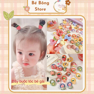 Set 10 dây buộc tóc cho bé gái xinh xắn dễ thương cute