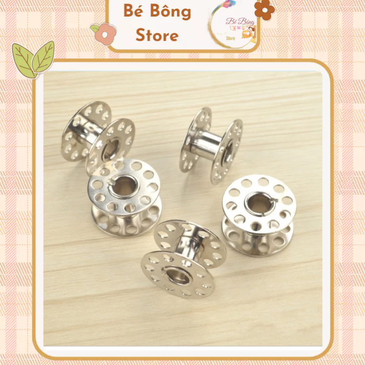 Bộ 5, 10 Con suốt máy may gia đình - hợp kim