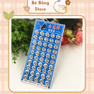 Bộ vỉ 50 nút bóp, khuy bấm 10mm bằng kim loại Golden Eagle