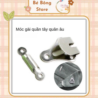 10 móc gài kim loại quần tây, quần âu may tay