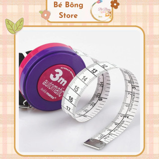 Thước Đo Chất Lượng Đức 1M5 - 3M Thu Rút Mini Có Móc Khóa