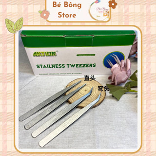 Nhíp gắp chỉ, xỏ chỉ máy may bằng thép không gỉ