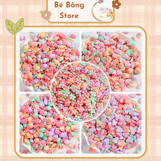 Set 1/5 charm màu kẹo ngọt trang trí toploader, kẹp tóc, ốp lưng DIY