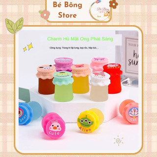Charm phát sáng hủ mật ong phụ kiện trang