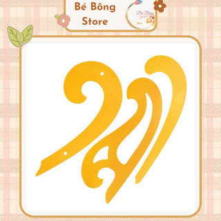 Bộ 3 Thước May Dùng Vẽ Đường Cong