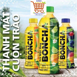 Lốc 6 chai trà boncha đủ vị - chai nhựa 450ml