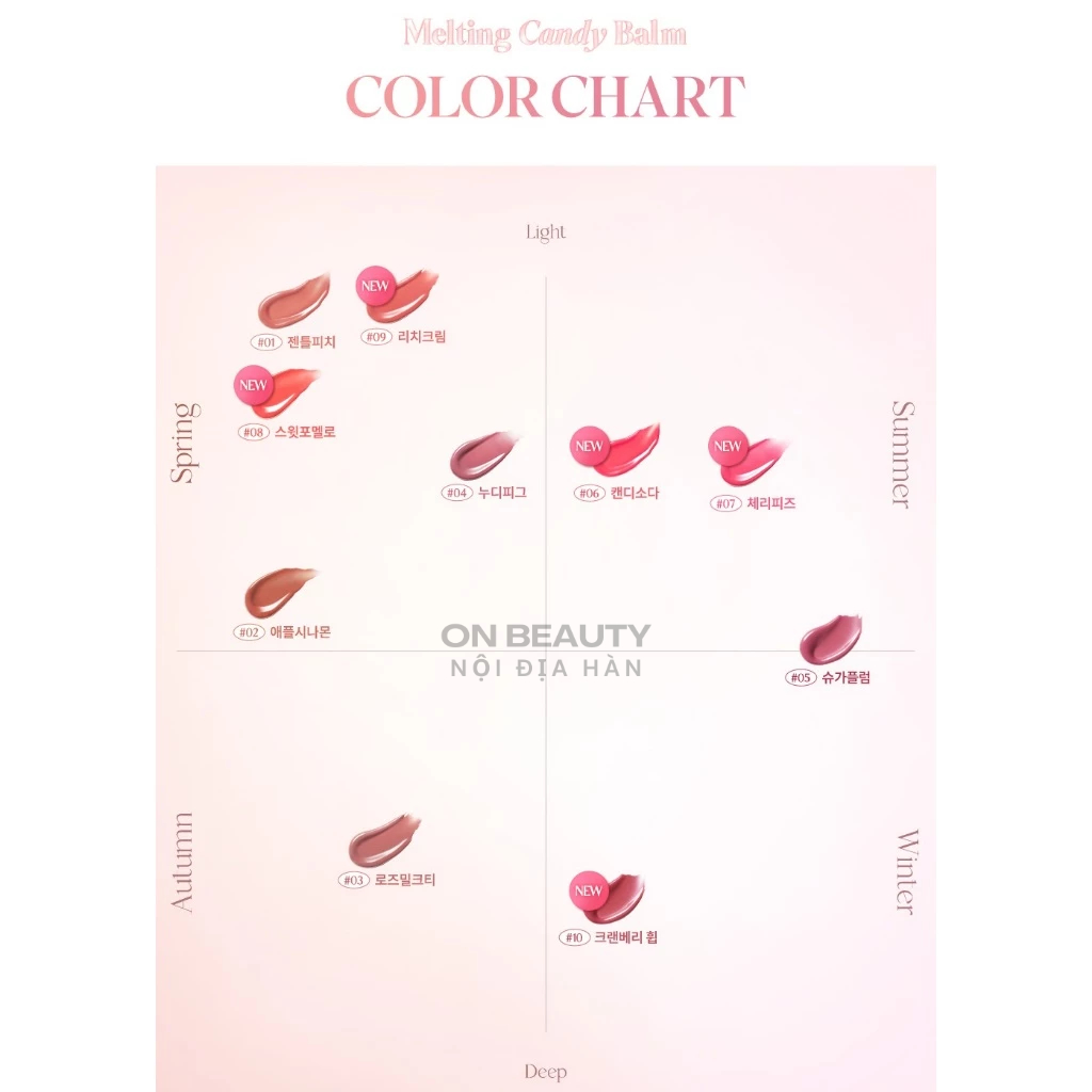 Son dưỡng có màu Dasique Melting Candy Balm 1.5g