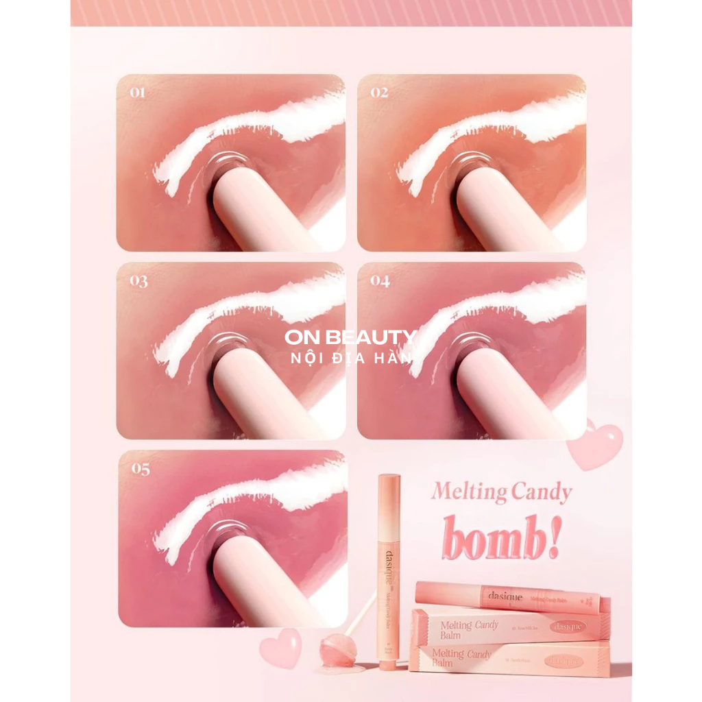 Son dưỡng có màu Dasique Melting Candy Balm 1.5g