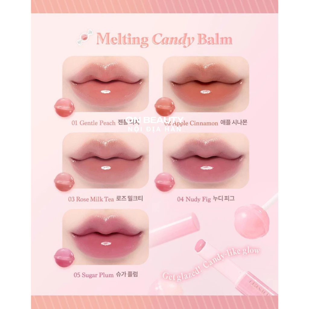 Son dưỡng có màu Dasique Melting Candy Balm 1.5g