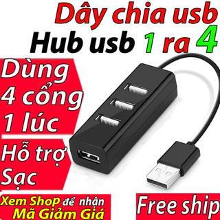 Dây usb Hub chia cổng usb bộ Hub usb Dây chia usb hub 4 cổng usb bộ chia usb hub máy tính Laptop dây chia usb hub cho PC