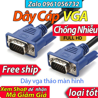 Dây vga chống nhiễu cho Máy tính Dây vga Dây cáp vga cho máy tính Dây màn hình pc vga Dây xuất hình VGA Cáp VGA siêu nét