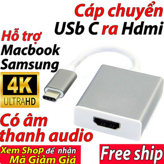 Dây chuyển usb c sang hdmi Cáp chuyển đổi usb type c ra Hdmi Cáp type c ra hdmi Dây chuyển usb C to vga Cáp usb C ra VGA